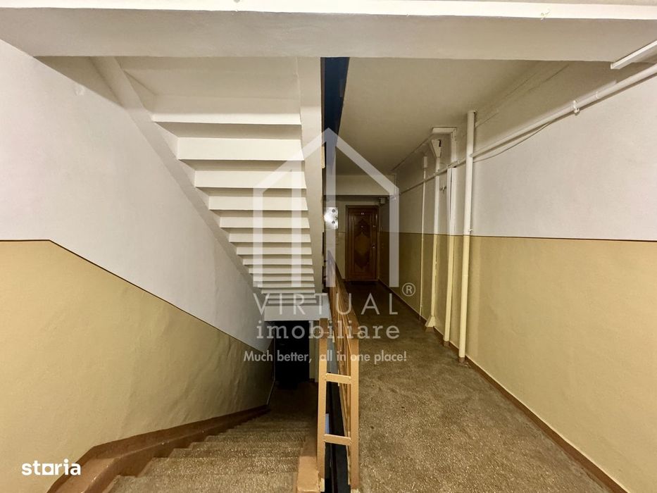 Apartament cu 3 camere, 56mp utili + balcon, etaj 3/4, Vasile Aaron
