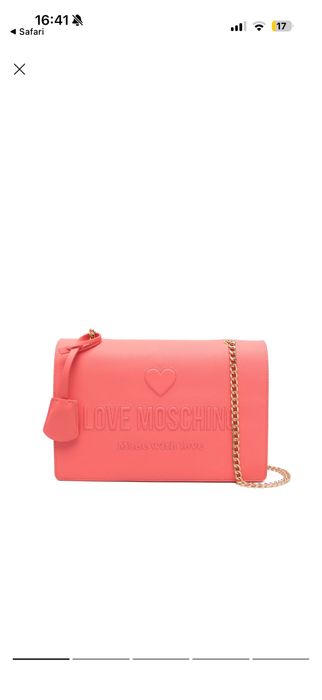 Чанта Love Moschino - естествена кожа