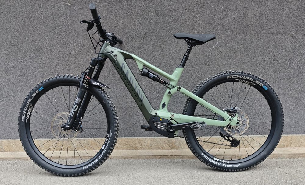 Електрически Алуминиев Велосипед 27.5 Canyon Shimano EP8 630Wh Full Rock Shox  Sram AXS