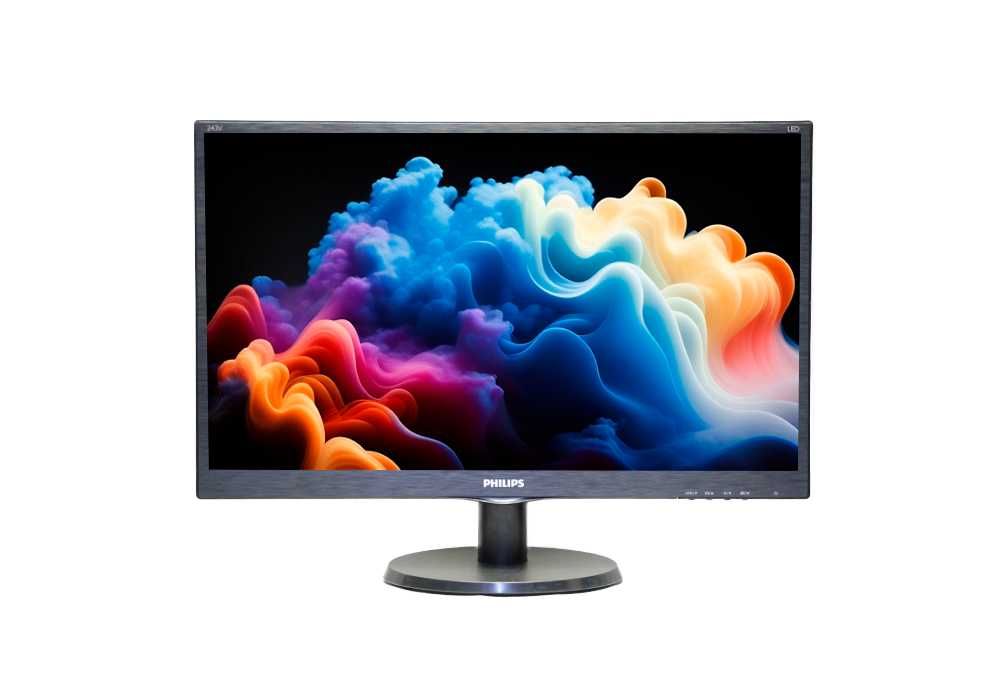 Монитор 23.6" 1920x1080 PHILIPS 243V5Q DVI