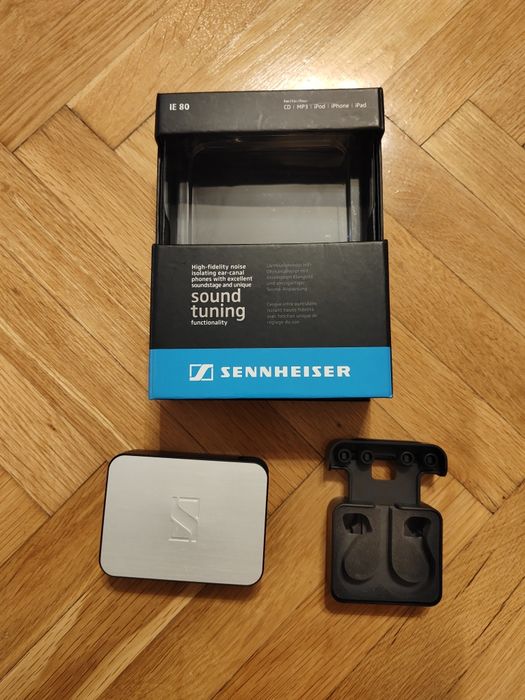 Casti cu fir Sennheiser IE80 pachet complet