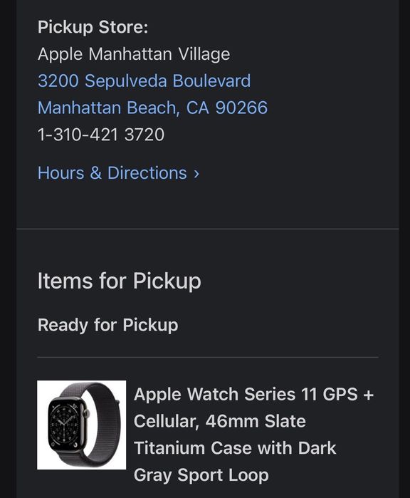 Apple Watch titanium series 11 46mm