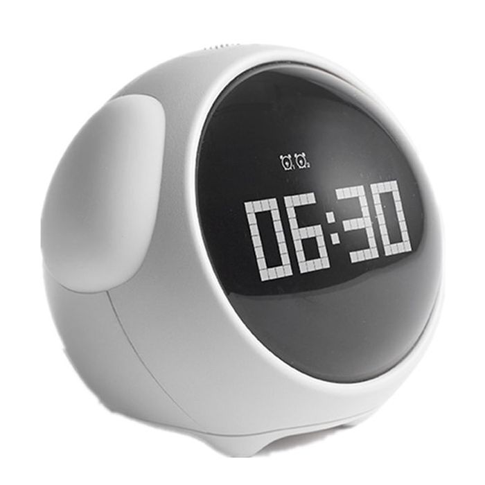 Детски будилник, двойна аларма, нощна светлина с регулируема яркост,