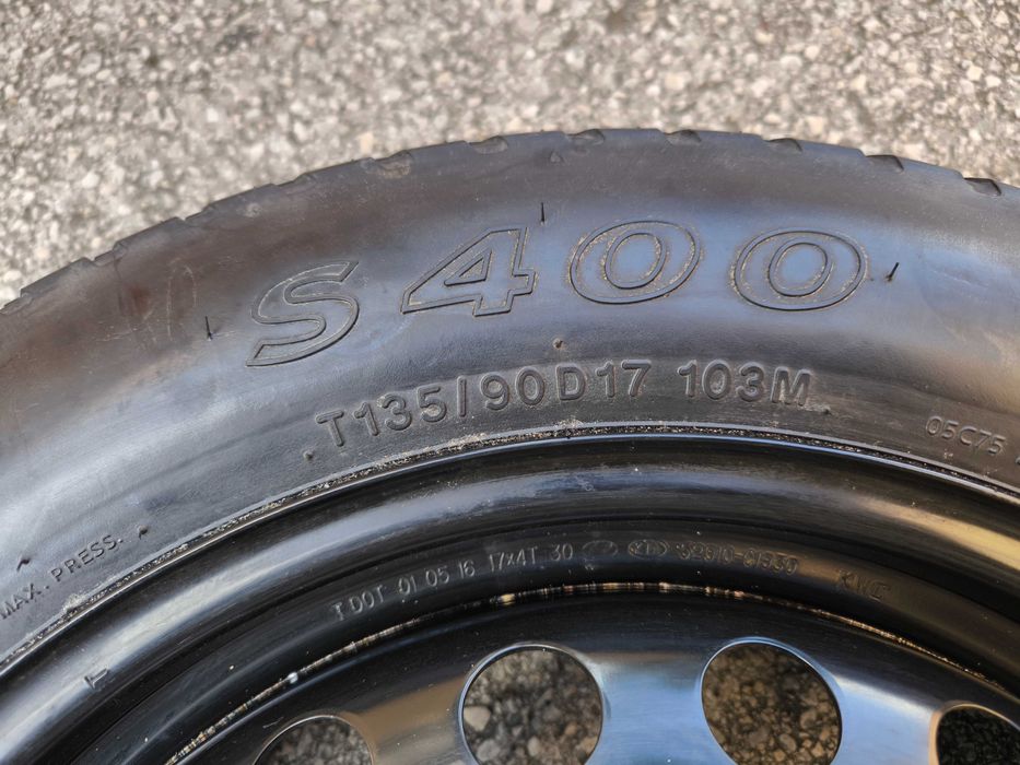 Резервна гума патерица 17 Киа Хюндай