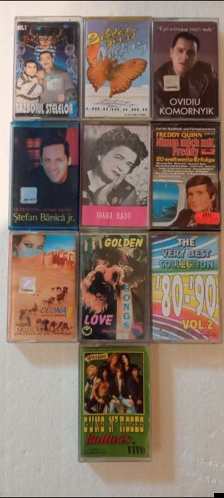 Vand loturi casete audio si cd uri cu manele populara dance