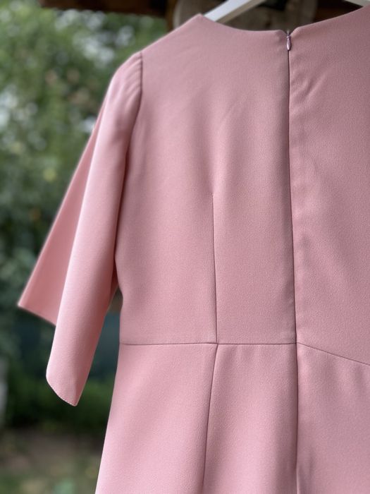 Rochie elegantă roz prăfuit – L (40)