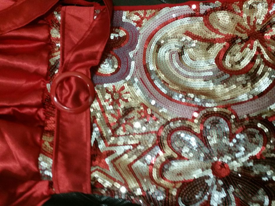 Официална рокля сатен и памук