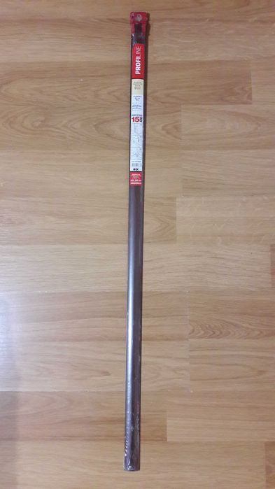 Profil nou aluminiu de trecere prag cu surub ascuns 90 cm, 30 mm, nuc