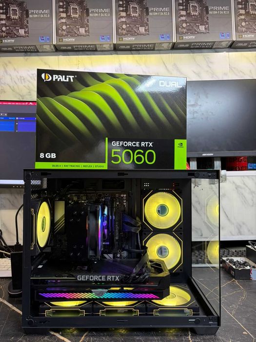 Игровой компьютер RTX5060 / Ryzen 7 5700X /512гб ссд / 16gb озу