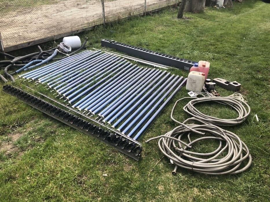Captator solar cu 30 de tuburi