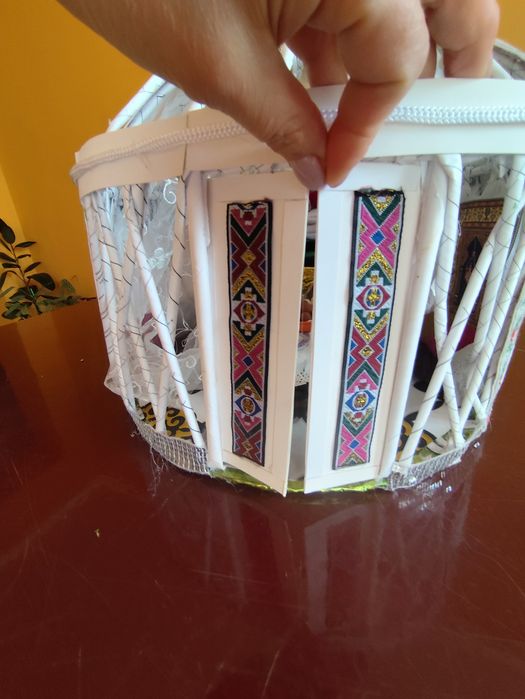 Макет юрты диаметр 38см