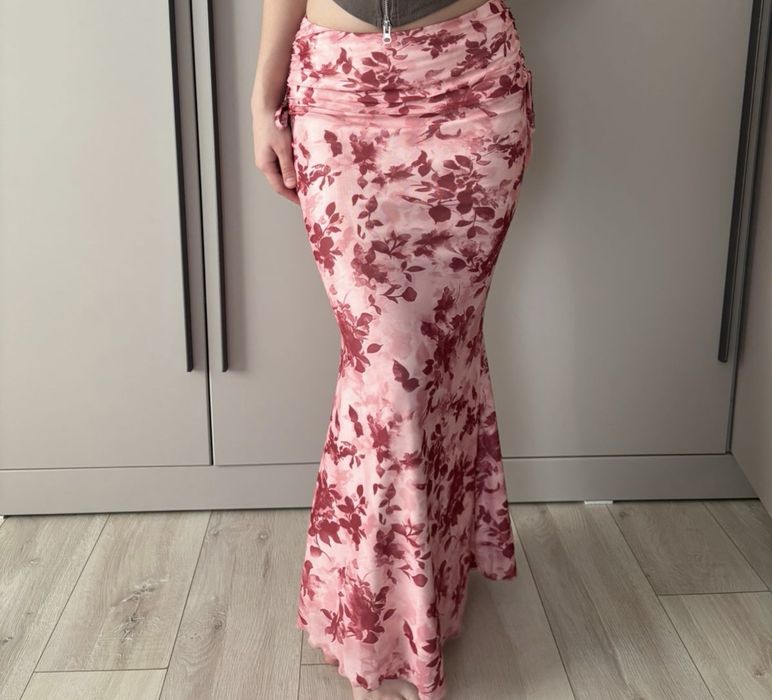 Юбка макси с цветочным принтом, 2000s