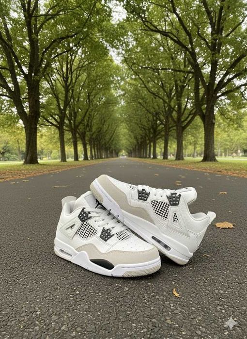 Jordan 4 Military Black - Adidasi Fete Baieti