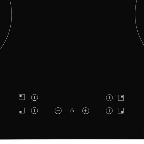 Плот за вграждане Candy CH64CCB/4U, Керамика