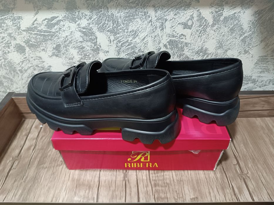 Лоферы туфли женские размер 39