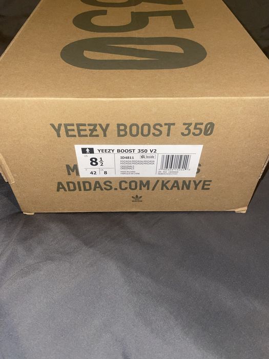 Yeezy 350 v2 Mx Rock, Negru/Gri, Noi in cutie, Nepurtati, 41-42