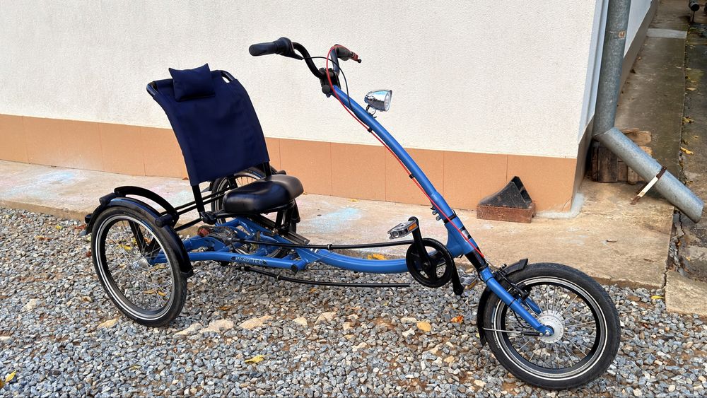PFAU-TEC PFIFF ScooterTrike – Tricicletă Premium Adulți Germania – Shimano Nexus 7 Viteze – Suspensie – Scaun cu Spătar – 16/20”