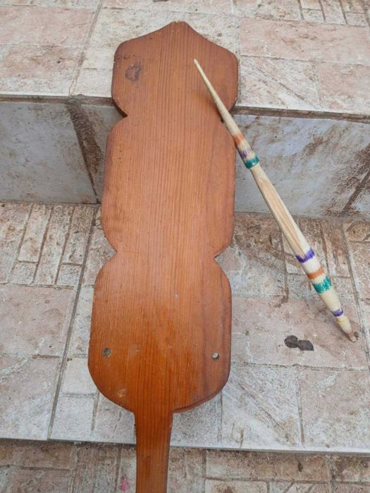 Дървена хурка и вретено