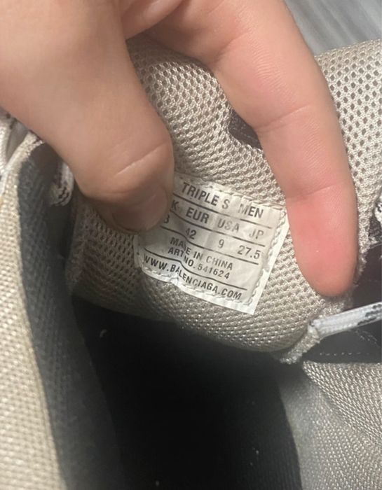 Balenciaga TripleS Beige