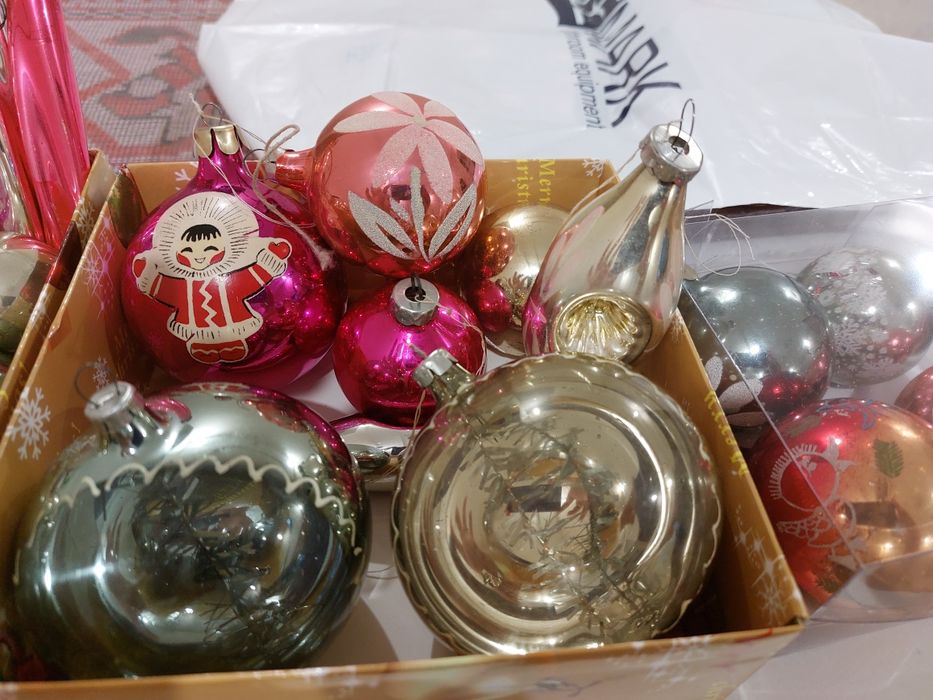 Игрушки советские стеклянные