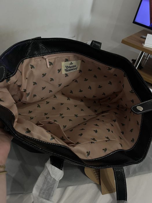 Geanta Vivienne Westwood Crocodile Leather