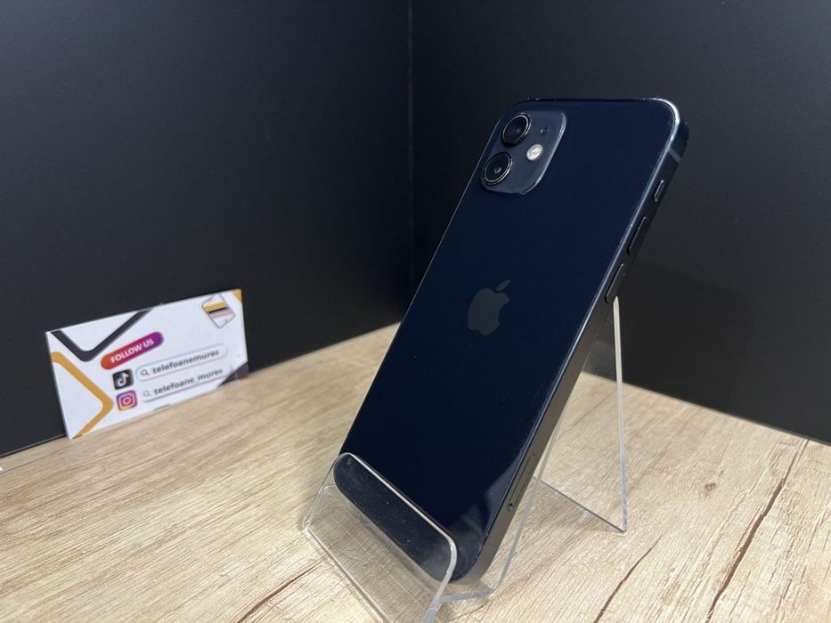 iPhone 12 64Gb Black Second-Hand 3 ani garanție, Telefoane Mures