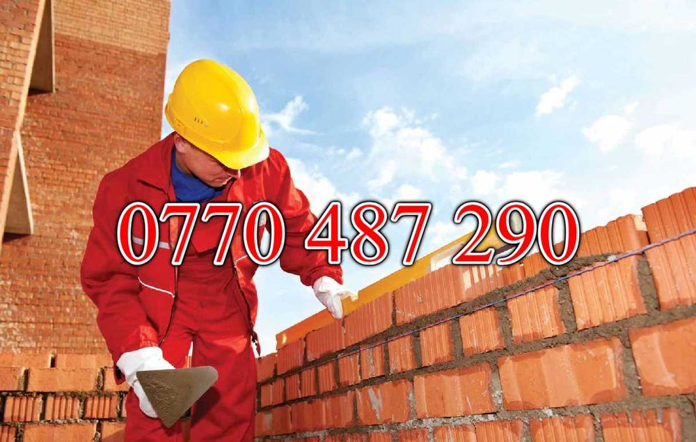 Echipa de meseriași constructori / Experienta 20 ani