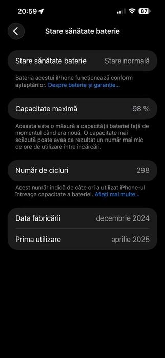 Vand Iphone 16 plus 128
