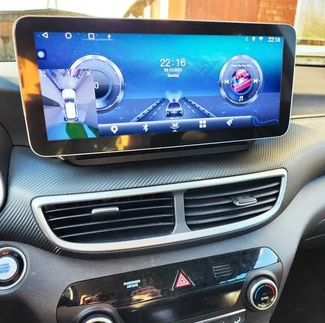 HYUNDAI TUCSON 2019 12.3" андроид навигация, 9553-1DIN+9501