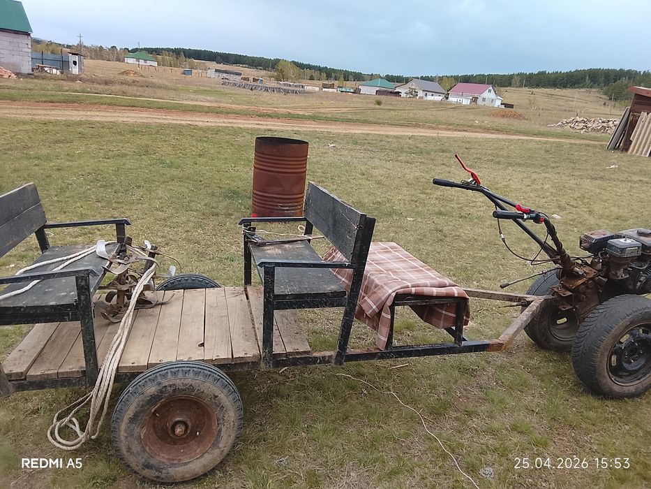 Қолдан жасалған мототележка