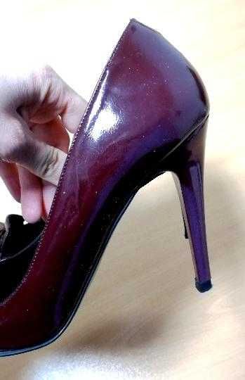 Италиански обувки с висок ток