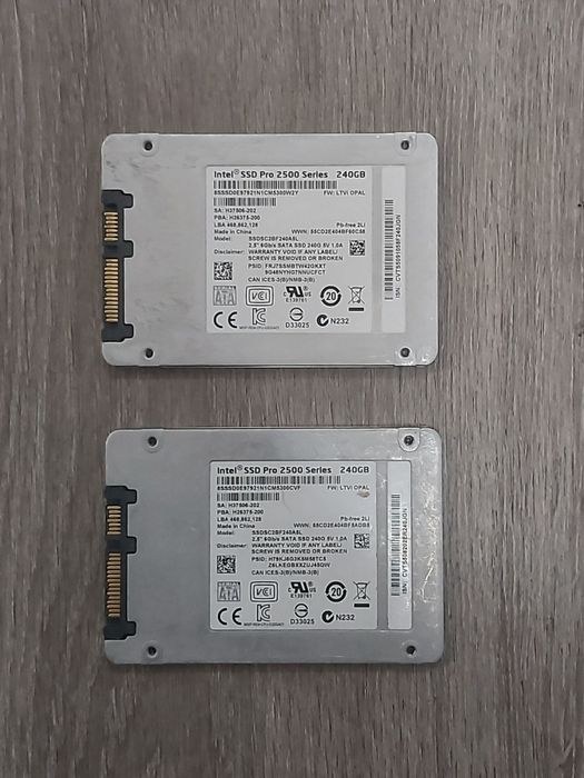 SSD 240GB - Intel SSD Pro 2500 Series - NETESTAT