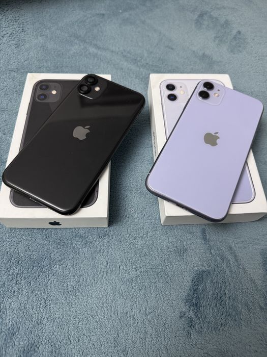 Iphone 11, Black 64GB. Iphone, 11 Purple 128GB