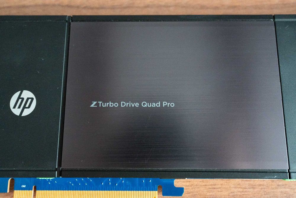 HP Z Turbo Drive Quad Pro NVMe PCIe – 4x SSD M.2, workstation