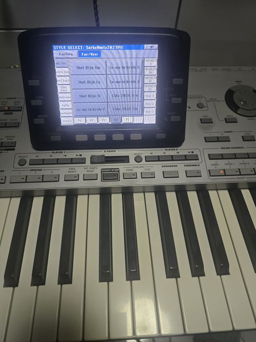 Set korg pa3 mem 256 /pa600 96 mb/pa800256 pa300 32 mb/Automat introdu