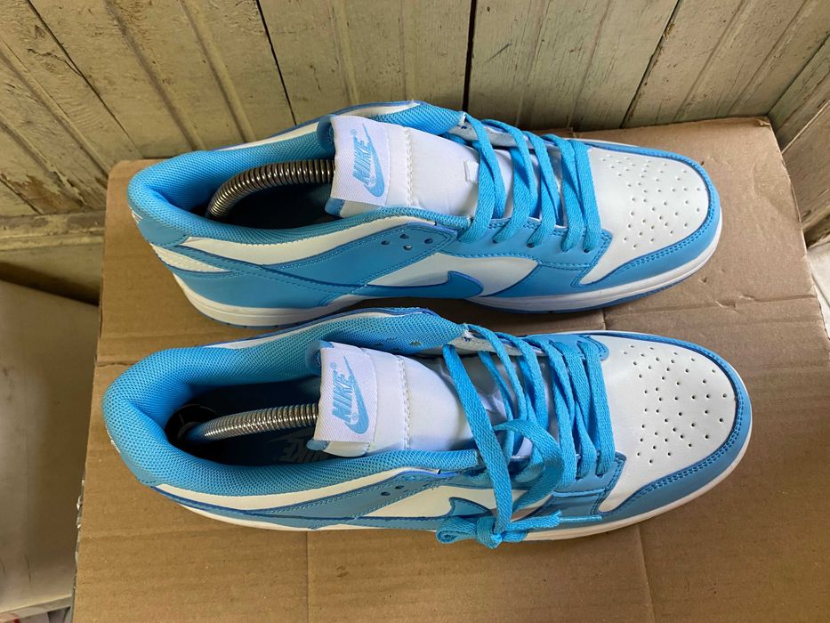 ''Nike Dunk Low UNC University Blue White''оригинални маратонки 45 ном