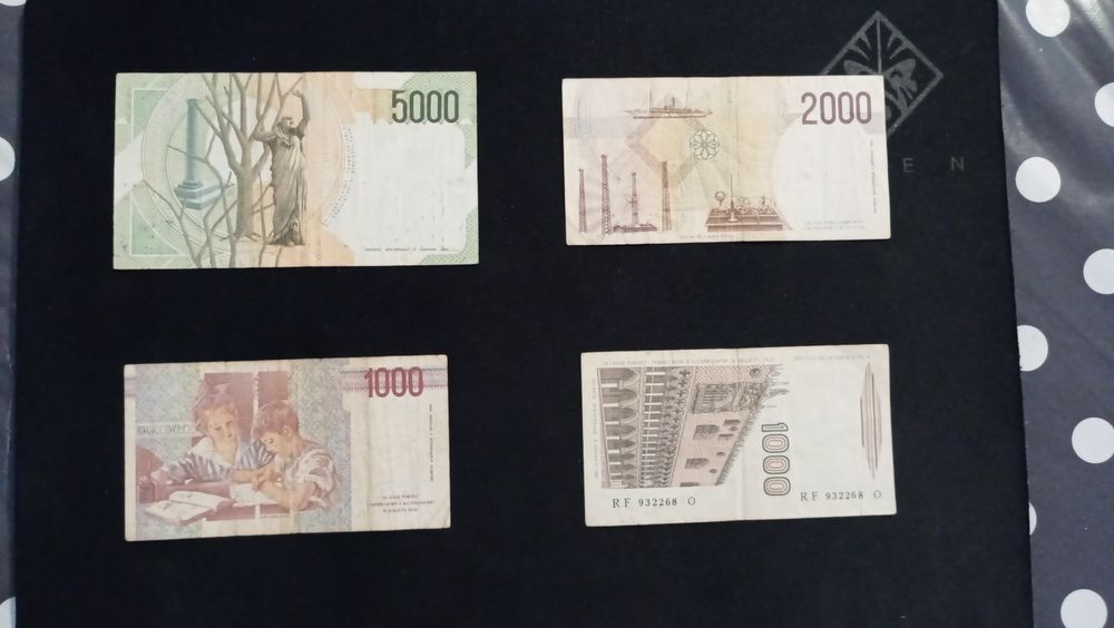 Bancnote italienești în stare bună