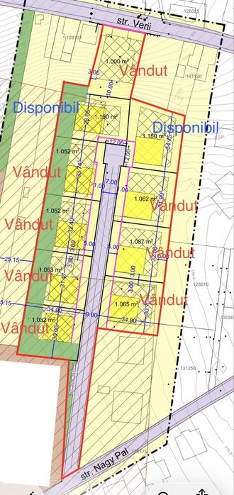 Teren de vânzare – Platoul Cornești, str. Nagy Pál | PUZ aprobat | Zonă exclusivistă