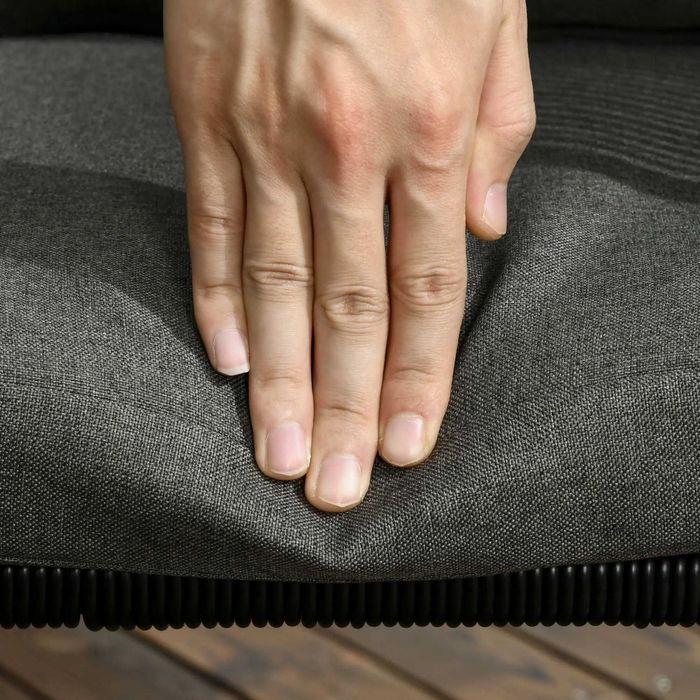 Outsunny Комплект градински мебели 5 части, полиратан