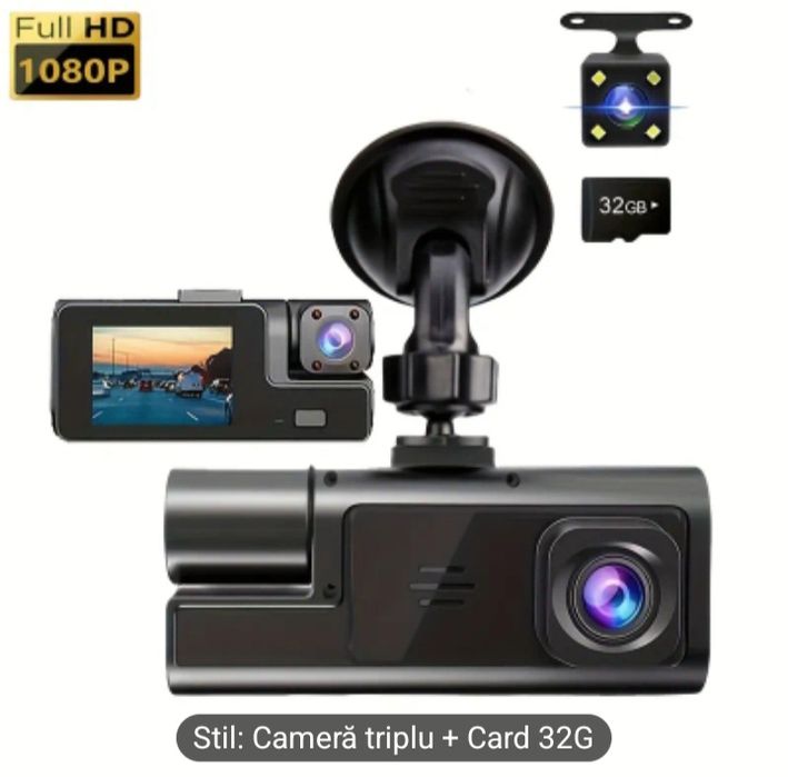 Camera auto - bord + cameră marșarier