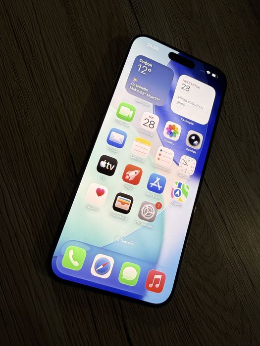 Iphone 15 pro max 256gb Natural КАТО НОВ 1г гаранция