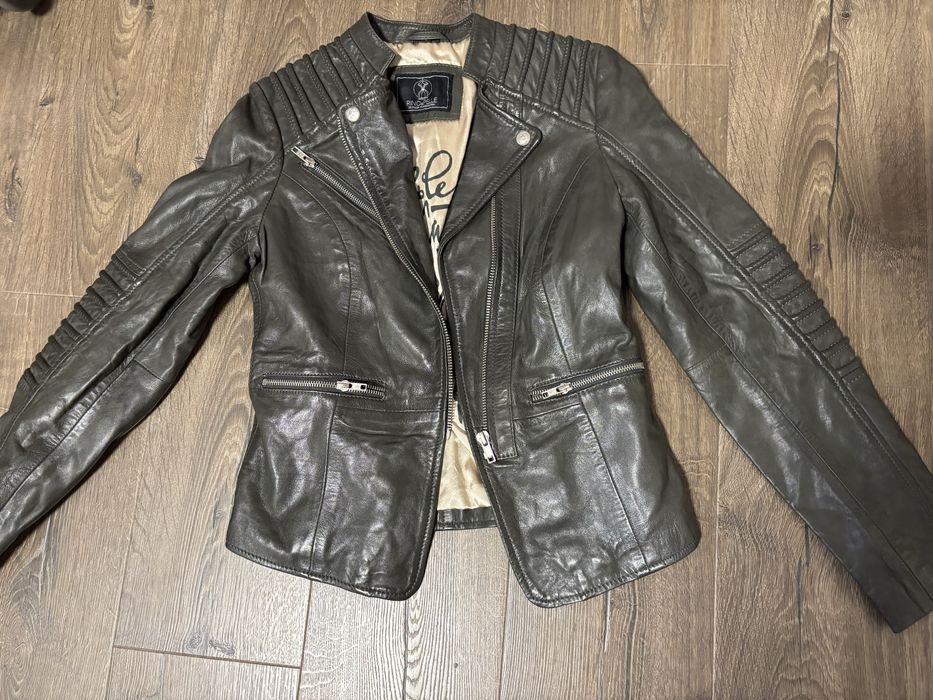 Дамско яке естествена кожа Rino Pelle