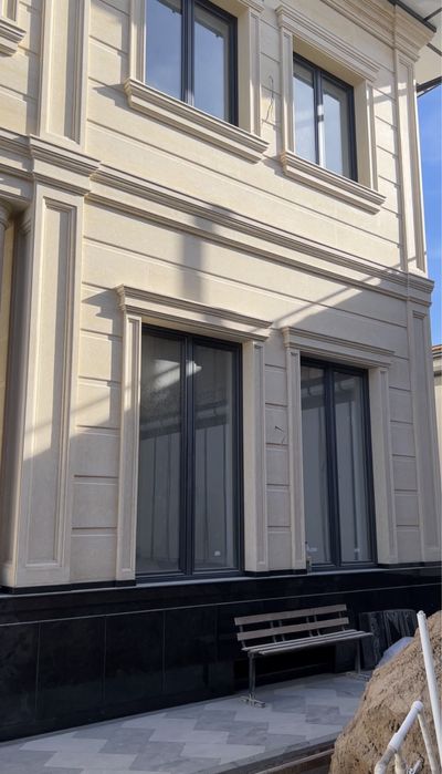 Usta granit travertin , установка гранит травертин балясина