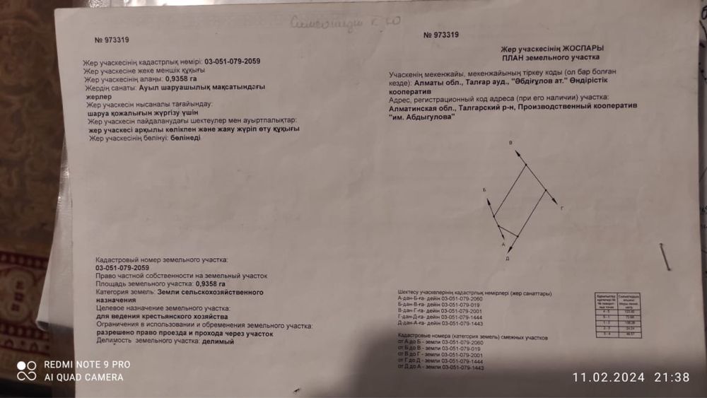 Продам участок 93 соток