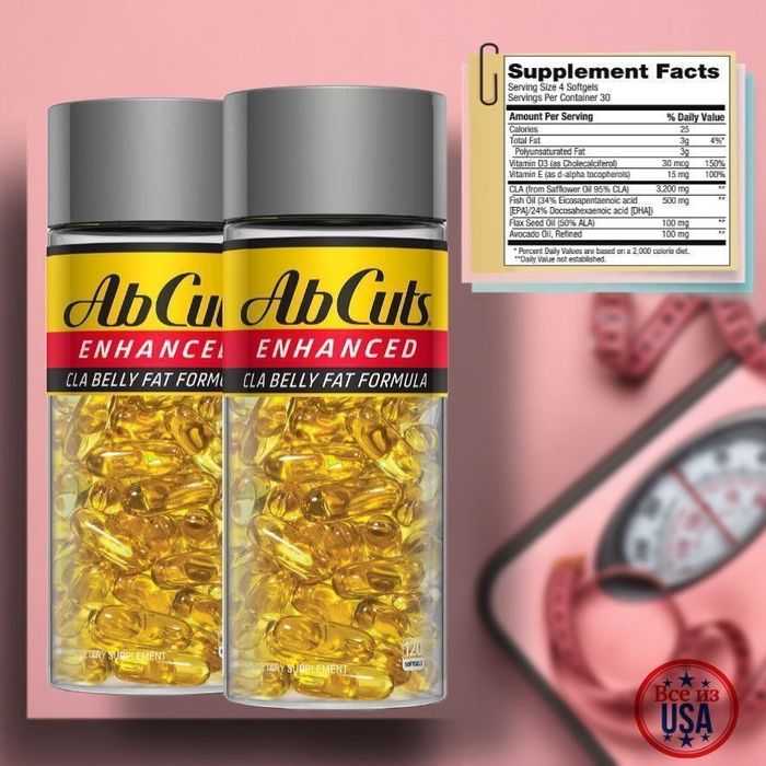 Для похудения 240 капсул Ab Cuts Enhanced CLA из Америки