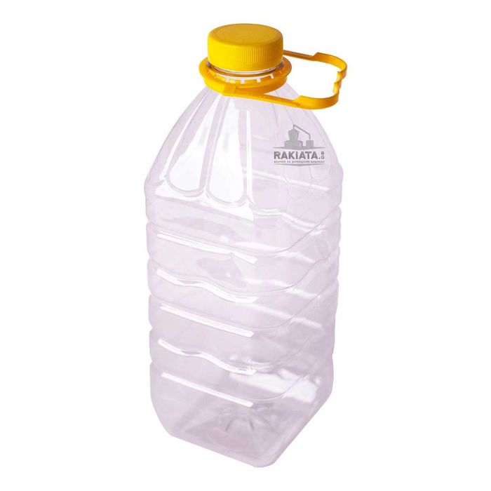 Бутилка пластмасова 3л с капачка и дръжка, РЕТ бутилки, Туба, 23204137