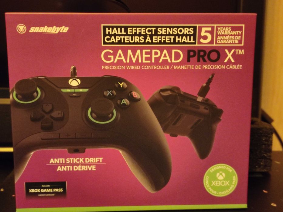 Snakebyte GamePad Pro X Controller Xbox PC Black color