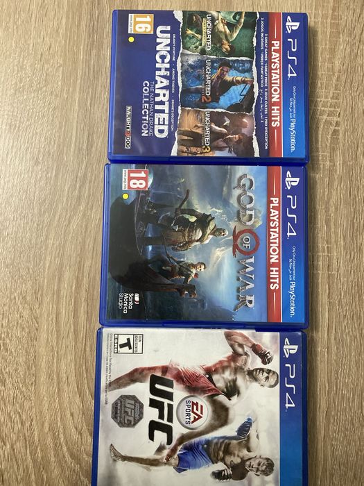 Продам 3 диска для PlayStation 4