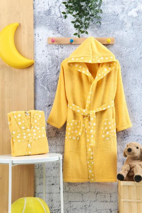 Детски халат, 7-14 г. 100% памук