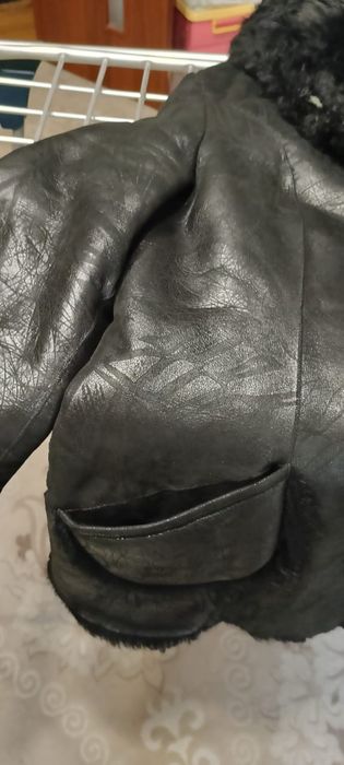 Натуральная женская дубленка.